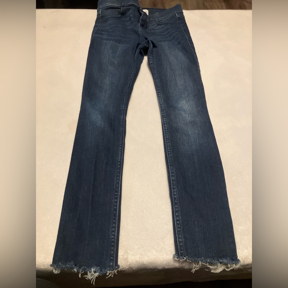 Kids Fringe Bottom Blue Jeans